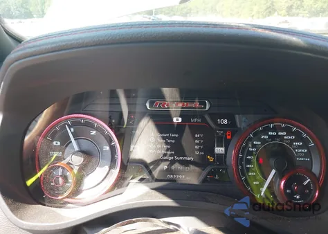 2022 Ram 1500 Rebel из США, поврежденный, VIN 1C6SRFLM5NN444248